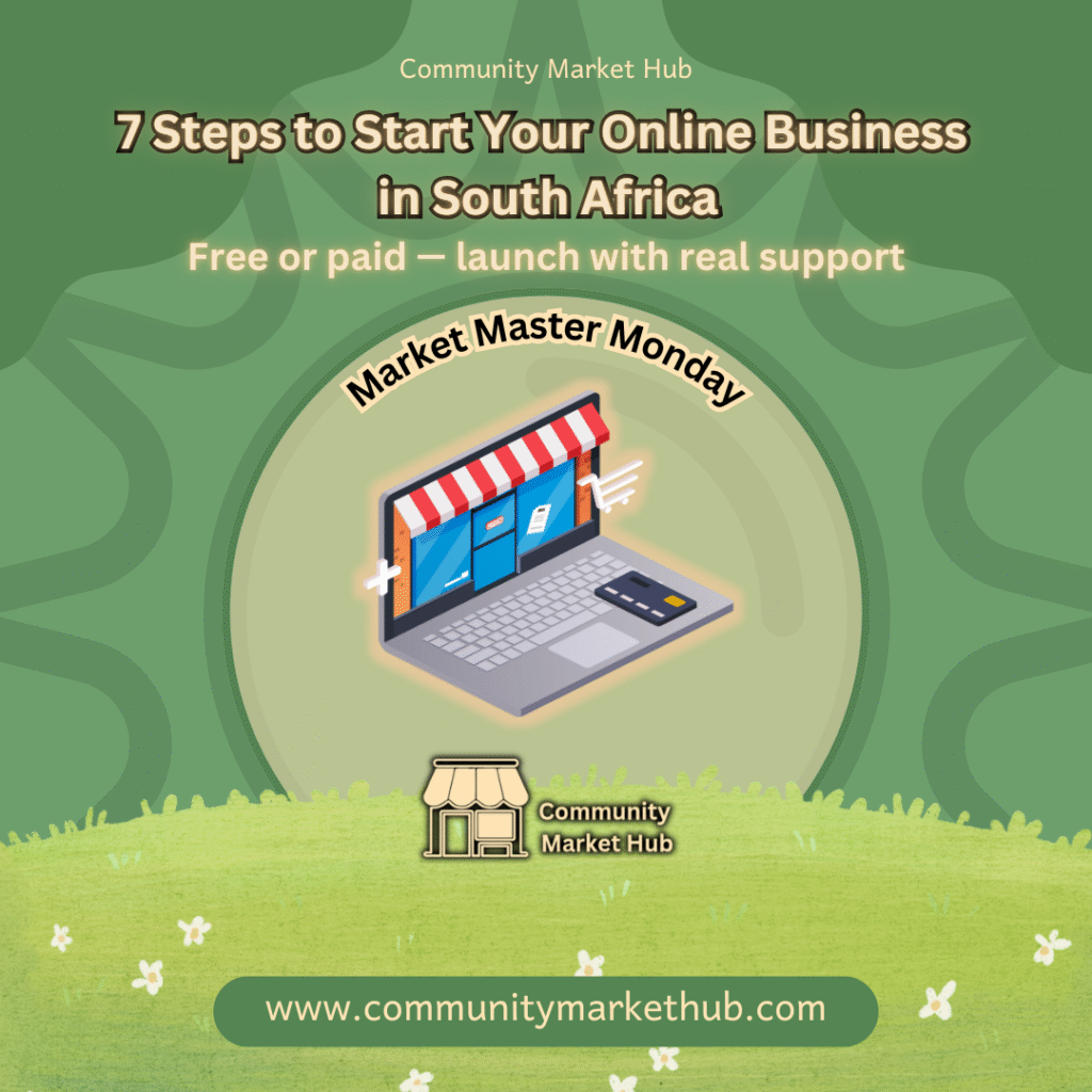 how to start a business online in South Africa