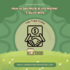How to Sell More at the Market : 5 Quick Wins