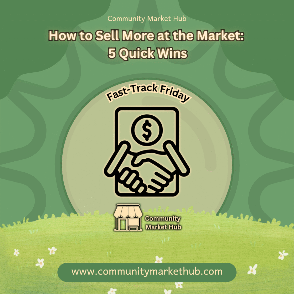 How to Sell More at the Market : 5 Quick Wins