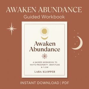 Awaken Abundance Workbook – Manifest Wealth, Joy & Flow (Instant PDF)