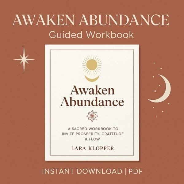 Awaken Abundance Workbook – Manifest Wealth, Joy & Flow (Instant PDF)