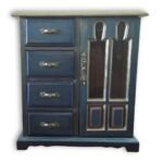 Hand Painted Jewellery Cabinet Unique Mini Drawer Organizer