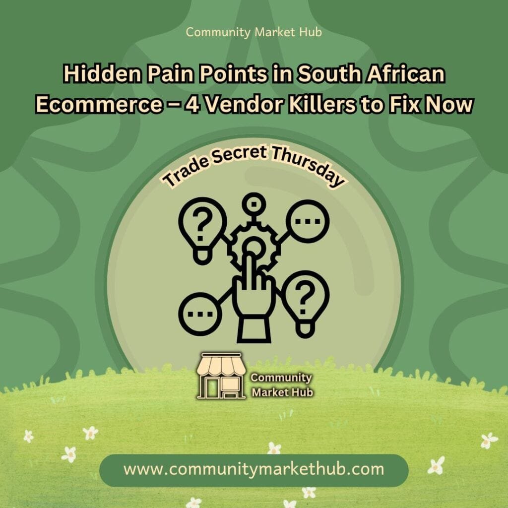 Hidden Pain Points in South African Ecommerce – 4 Vendor Killers to Fix Now