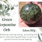 Green Serpentine Orb 5,6cm 383g
