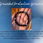 Grounded Protection - Black Obsidian Crystal Bracelet