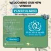 New Vendor Peaceful Mind