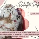 Rubellite Palm Sized Crystal 7.5cm 130g