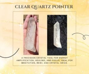 Clear Quartz Pointer 12.5cm 148g