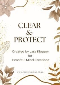 Clear and protect Your Energy Mini Workbook