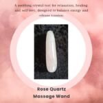 Rose Quartz Massage Wand 7.5cm 54g