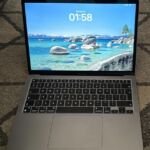 MacBook Air M1 8GB 256GB open view on desk