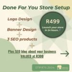 Done For You Store Setup CMH Vendor Service Value R499