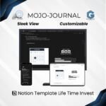 MOJO-JOURNAL Notion Template Sleek View